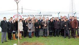 ERDEMİR, 10 Ocak Çalışan Gazeteciler Günü'nü fidan dikerek kutladı