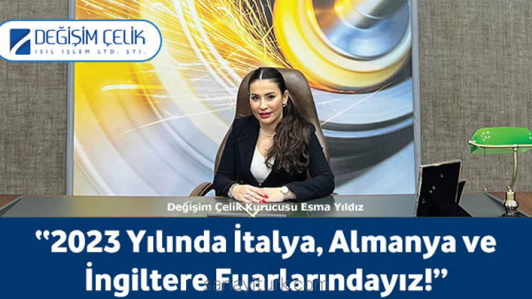 2023 Yılında İtalya, Almanya ve İngiltere Fuarlarındayız!