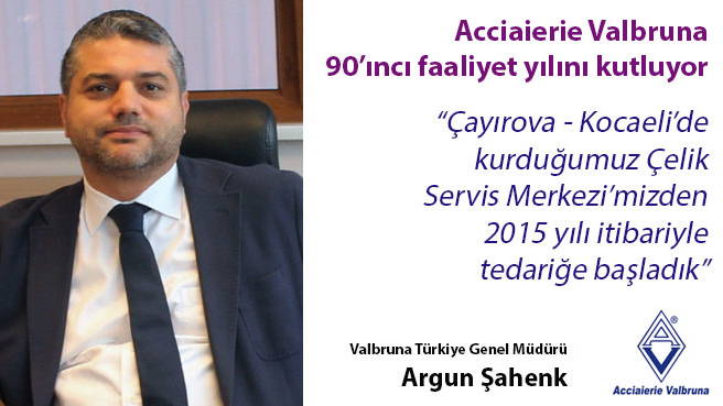 Acciaierie Valbruna 90'ıncı faaliyet yılını kutluyor