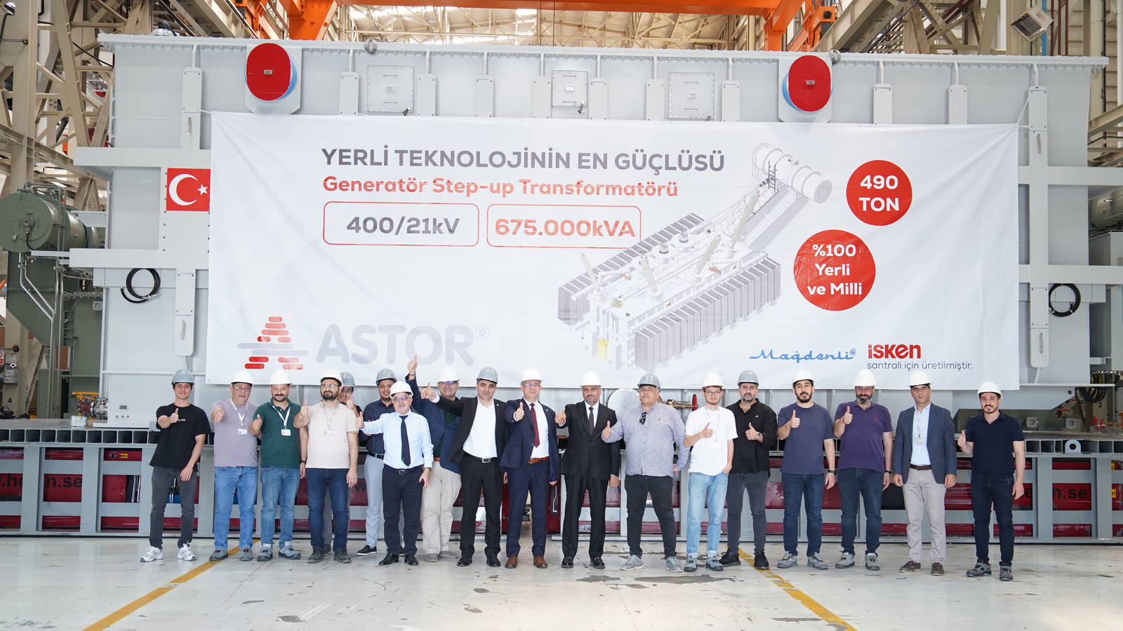 Astor Enerji 675 MVA gücünde transformatör üretti