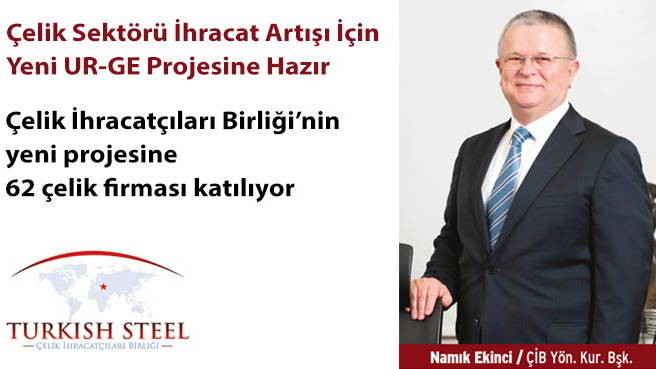 Çelik İhracatçıları Birliğinin yeni projesine 62 çelik firması katılıyor