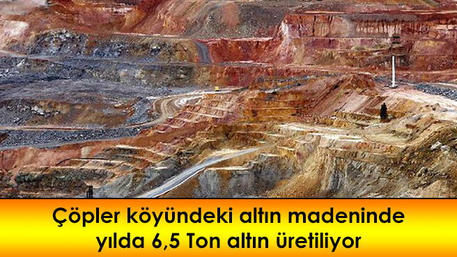 Çöpler köyündeki altın madeninde yılda 6,5 Ton altın üretiliyor