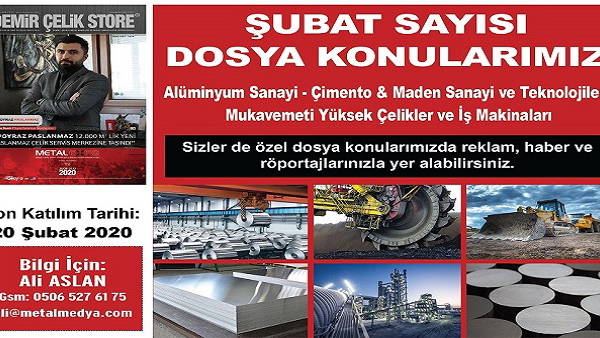 Demir Çelik Store Dergisi  Şubat 2020 Sayısı Hazırlanıyor..