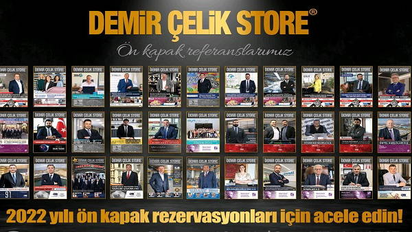 Demir Çelik Store Dergisi 2022 Ön kapak Reklam çalışmaları 