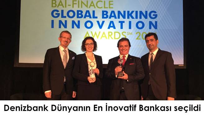 Denizbank Dünyanın En İnovatif Bankası seçildi