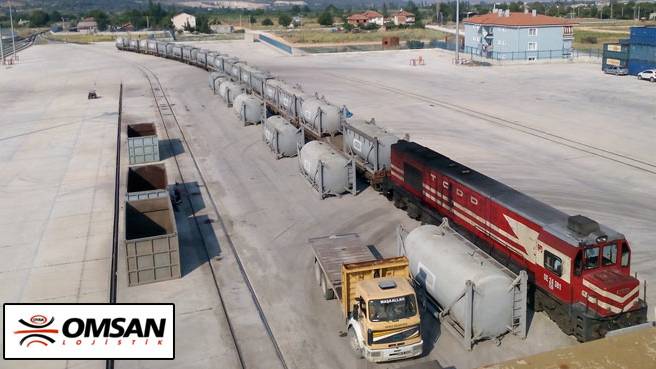 Denizli Çimento'nun Demiryolu Taşımaları OMSAN Güvencesinde