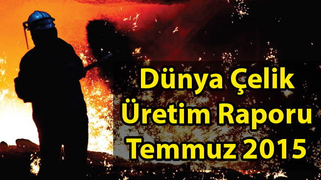 Dünya Çelik Üretim Raporu Temmuz 2015