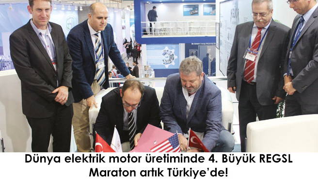 Dünya elektrik motor üretiminde 4. Büyük REGSL Maraton artık Türkiye'de