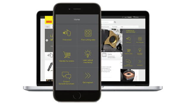 Ifind uygulaması Sandvik Coromantın tüm çözümlerini içeriyor