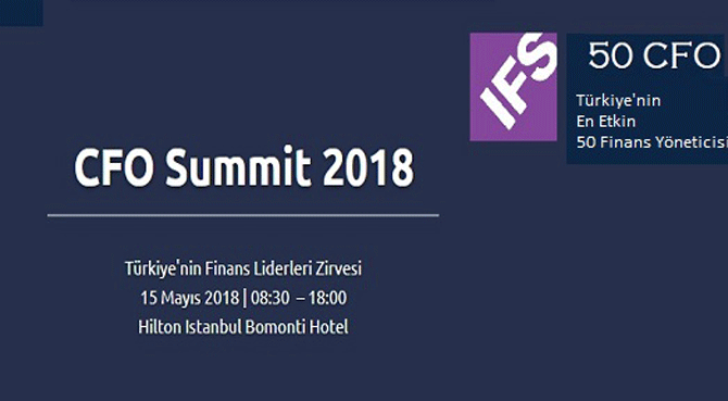 IFS, CFO Summit'te Finans'ın Liderleri ile Buluşacak  