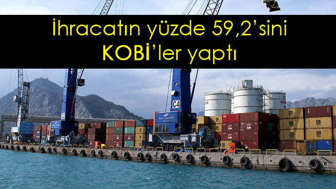 İhracatın yüzde 59,2'sini KOBİ'ler yaptı