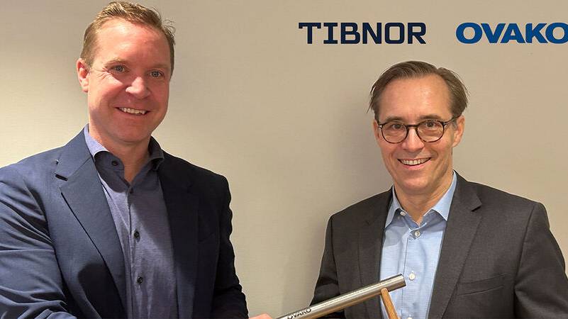 İsveçli Çelik Üreticisi Ovako ve Matalar ve Üretim Hizmetleri Tedarikçisi Tibnor, Düşük Karbon Ayak İzi Çözümlerini Teklit Ediyor
