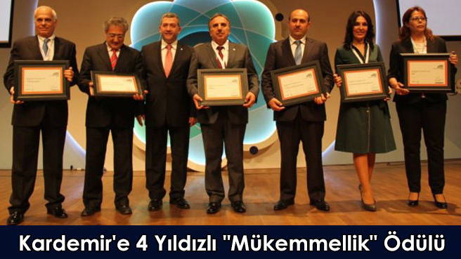 Kardemir'e 4 Yıldızlı Mükemmellik Ödülü