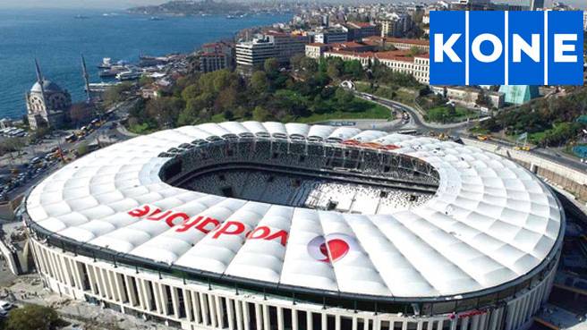 Kone, Vodafone Arenada Taraftarları Konfora Taşıyor...
