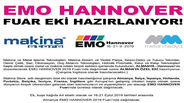 MAKİNA STORE EMO HANNOVER FUAR EKİ HAZIRLIYOR.