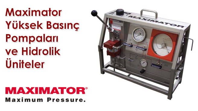 Maximator Yüksek Basınç Pompaları ve Hidrolik Üniteler