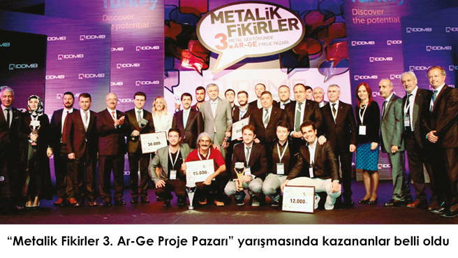 Metalik Fikirler 3. Ar-Ge Proje Pazarı yarışmasında kazananlar belli oldu