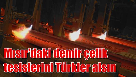Mısır'daki demir çelik tesislerini Türkler alsın