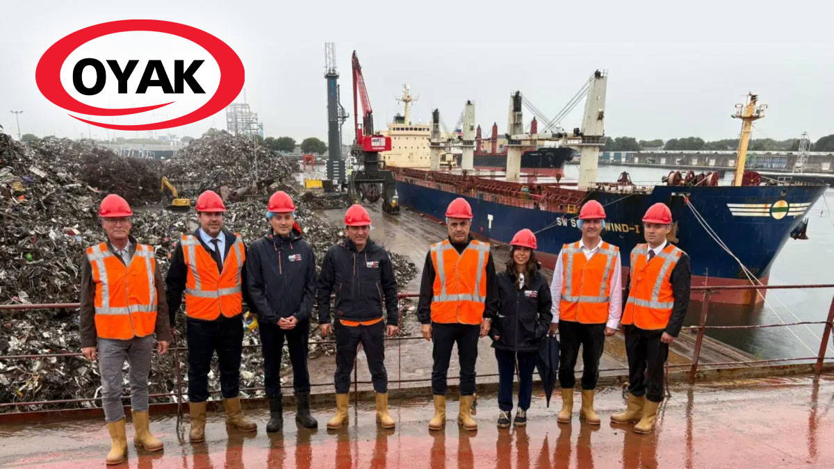 OYAK yönetimi, Amsterdam Scrap Terminal’de kapasite ve sürdürülebilirliği yerinde inceledi