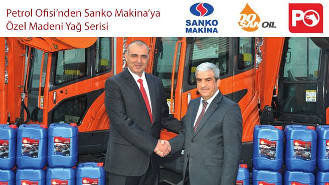 Petrol Ofisi'nden Sanko Makina'ya Özel Madeni Yağ Serisi