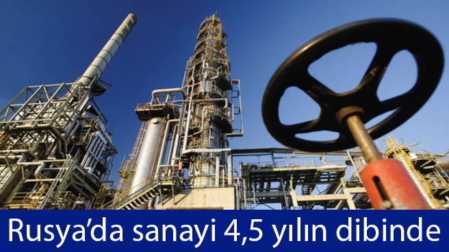 Rusyada sanayi 4,5 yılın dibinde