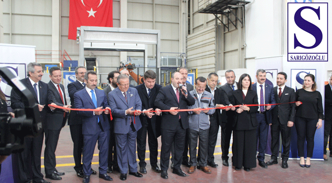 SARIGÖZOĞLU Aksaray Tesislerindeki yeni yatırımın açılışını Sanayi ve Teknoloji Bakanı Mustafa Varank yaptı