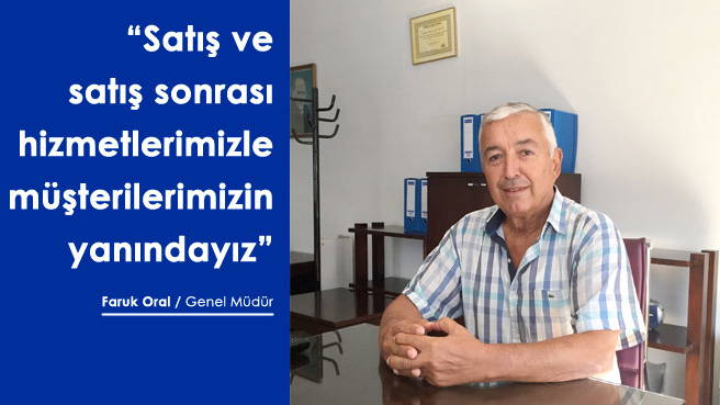 Satış ve satış sonrası hizmetlerimizle müşterilerimizin yanındayız