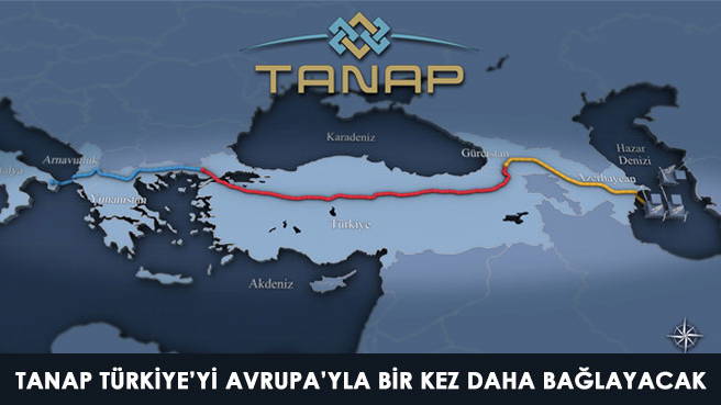 TANAP TÜRKİYE'Yİ AVRUPAYLA BİR KEZ DAHA BAĞLAYACAK