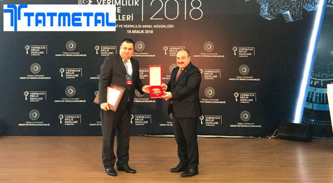 TATMETAL ÇELİK VERİMLİLİKTE TÜRKİYE İKİNCİSİ OLDU