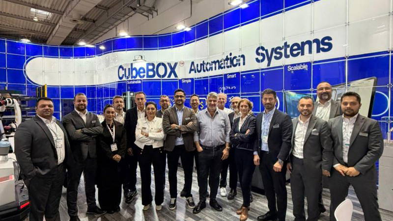 Tezmaksan, EMO 2025’te  yeni nesil CubeBOX otomasyon sistemleri ile yoğun ilgi gördü 