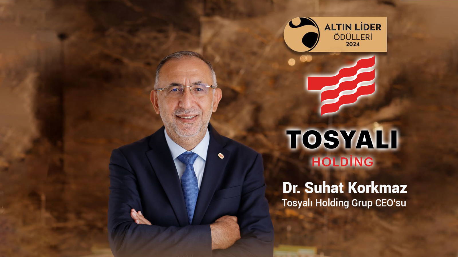 Tosyalı Holding Grup CEO’su Dr. Suhat Korkmaz, “Altın Lider” Ödülünü Kazandı