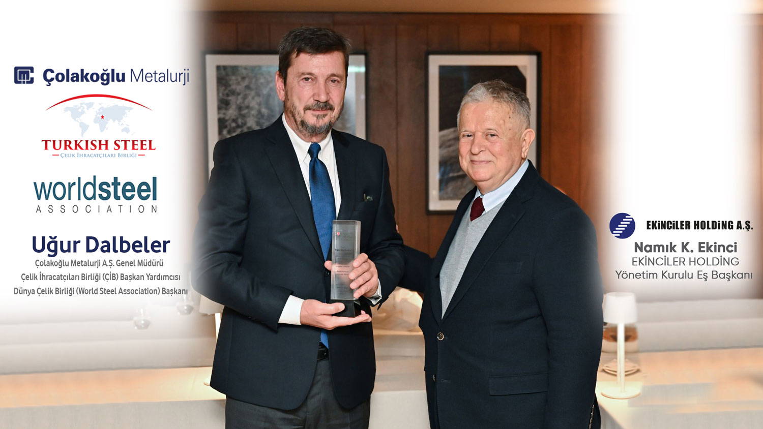 Uğur Dalbeler’in worldsteel başkanlığı onuruna sektör buluşması